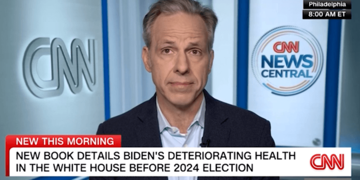 Jake Tapper Accuses Biden's White House Of Lying About Ex-President's Declining Health