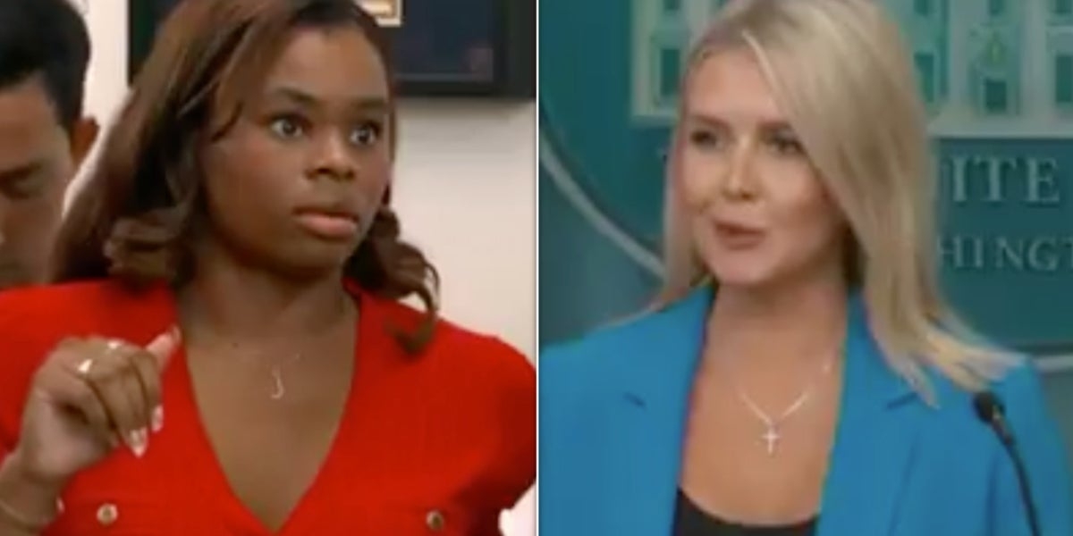Karoline Leavitt Snaps At Reporter For ‘Stupid Question' About Peaceful Protests