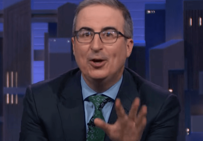 John Oliver Cringes At 4 Words Trump Won't Stop Saying: ‘Pretty Humiliating'