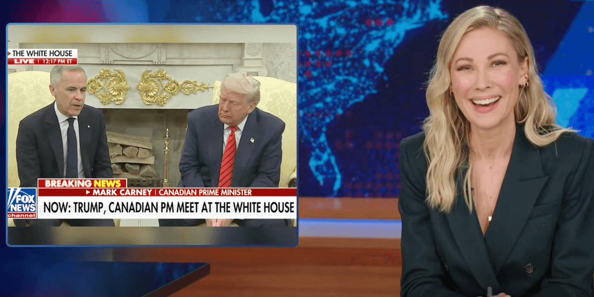 'Daily Show' Roasts The 'F**k' Out Of Trump's Carney Meeting With Charming Takedown