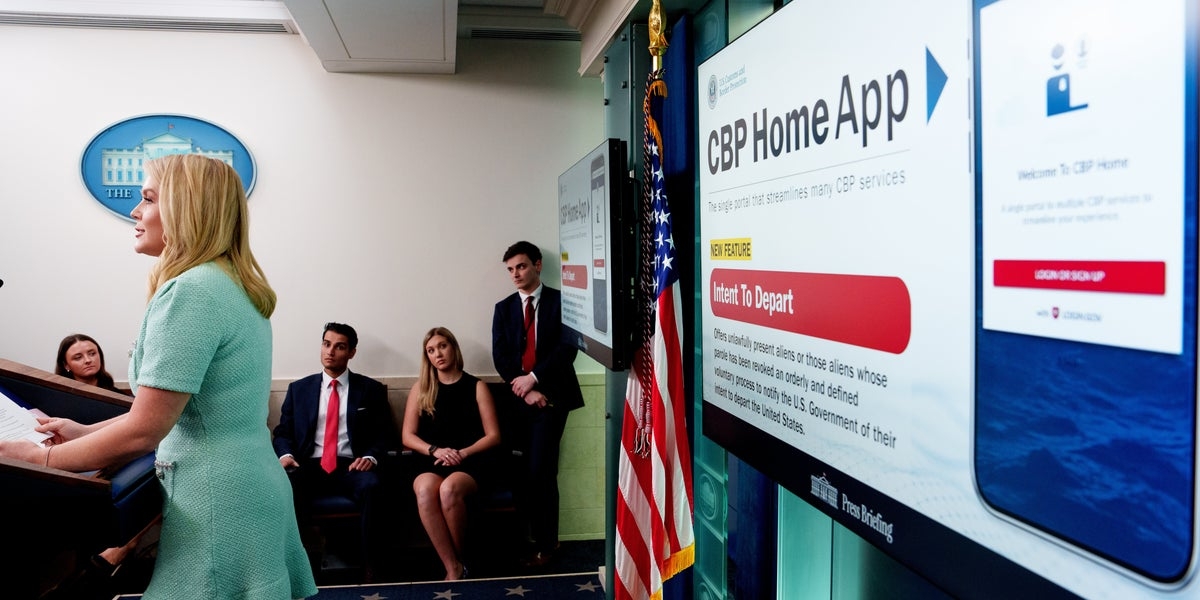 Trump Administration Directs Hundreds Of Thousands Of Immigrants To ‘Self-Deport'