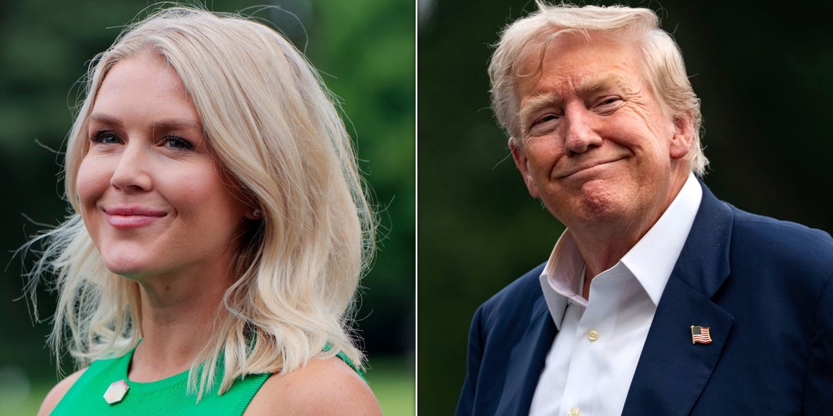 Trump Was Asked About His Press Secretary's Performance. His Answer Took A Weird Turn.