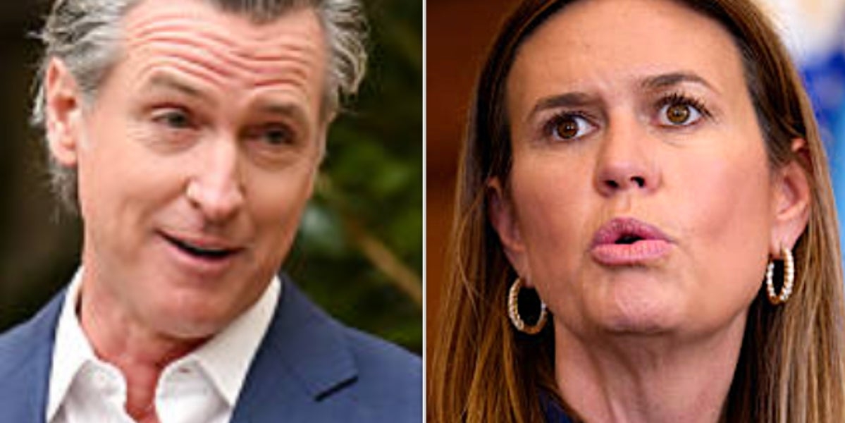 Gavin Newsom Savagely Corrects Sarah Huckabee Sanders