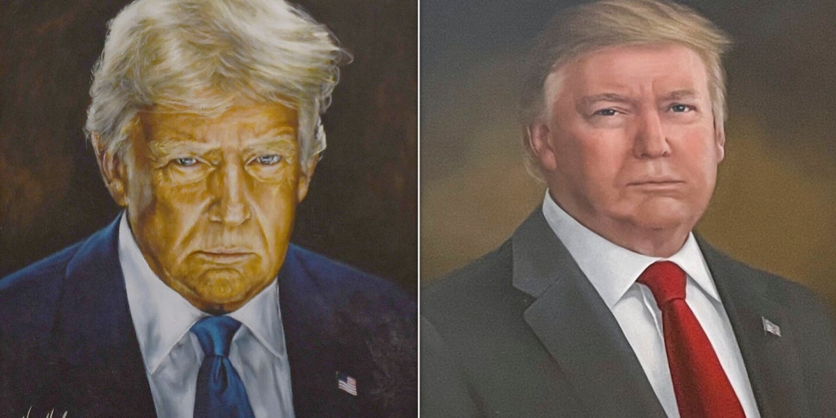 Everyone's A Critic After Trump Gets A New Portrait In Colorado Capitol