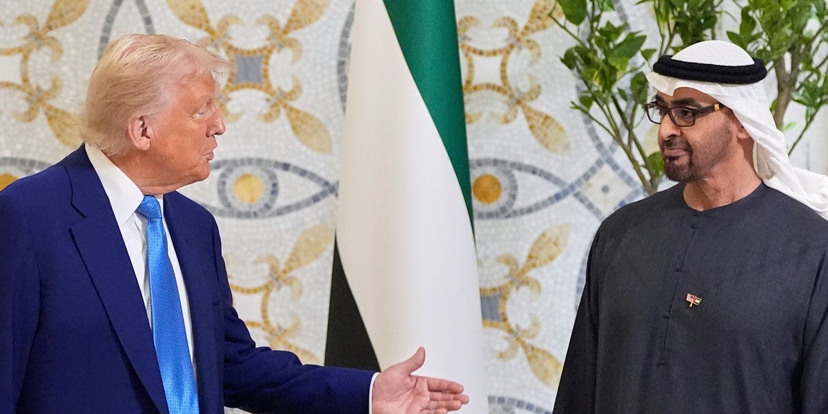 People Left Flabbergasted By Trump's Explanation Of 1 English Word To UAE President
