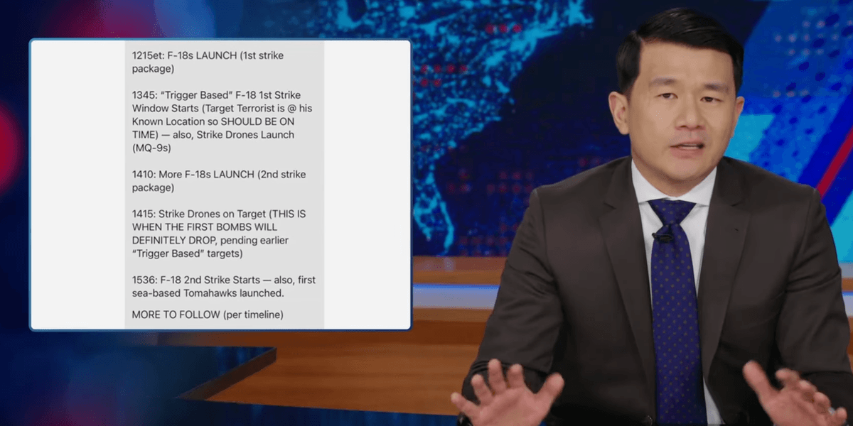'Daily Show' Shuts Down GOP's 'Stupid' War Plan Semantics Game