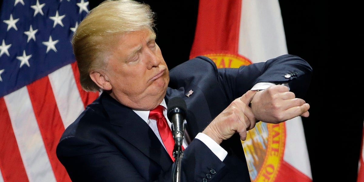 A Shocking Typo On Trump Watch Ticks Off 'Disappointed' Customers