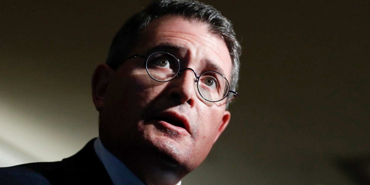 In Bizarre Rant, Trump Rips ‘Sleazebag' Leonard Leo Over Legal Setback On Tariffs