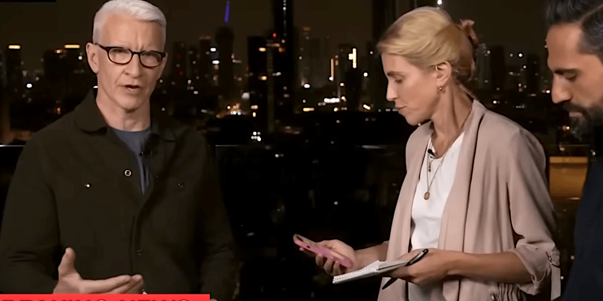 Watch Anderson Cooper React To Missile Alert Urging Him To Go To Bomb Shelter