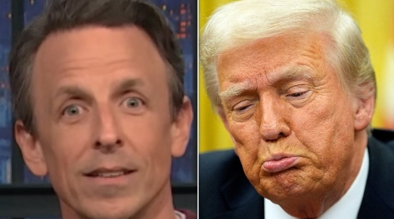 Seth Meyers Spots The Grandest Of Ironies In Donald Trump's Latest Online Meltdown