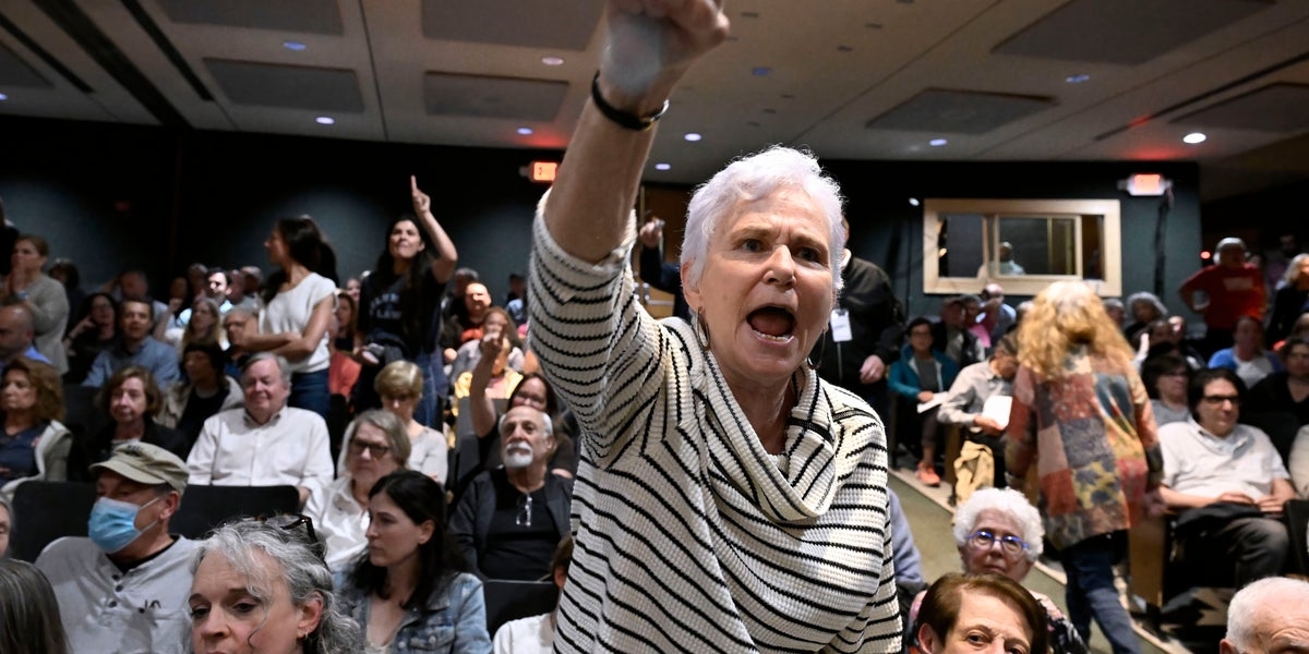 GOP Rep. Mike Lawler's Town Hall Devolves Into Chants Of 'Shame! Shame! Shame!'
