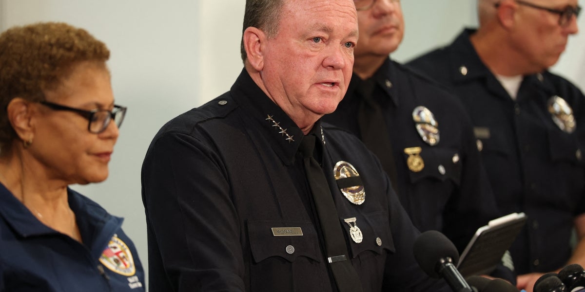 LAPD Chief Shuts Down Trump Claim About City Needing National Guard