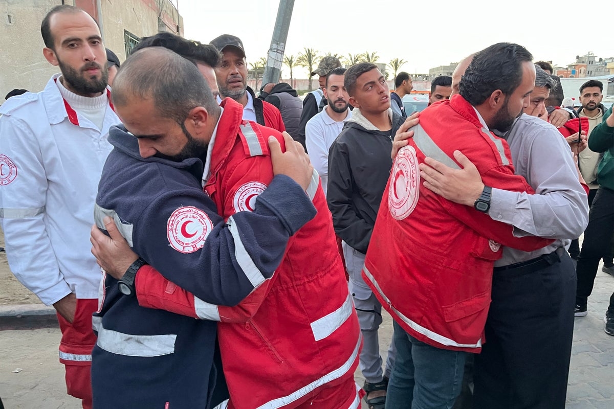 Red Cross ‘heartbroken' by suspected Israeli attack killing eight aid workers in Gaza
