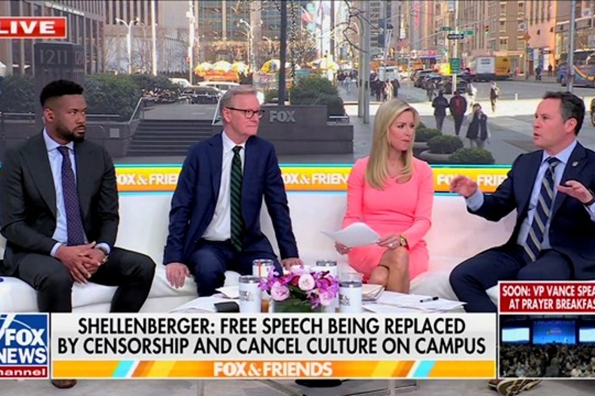 Fox News host hypes ‘free speech' college as place where ‘protests are essentially not allowed'