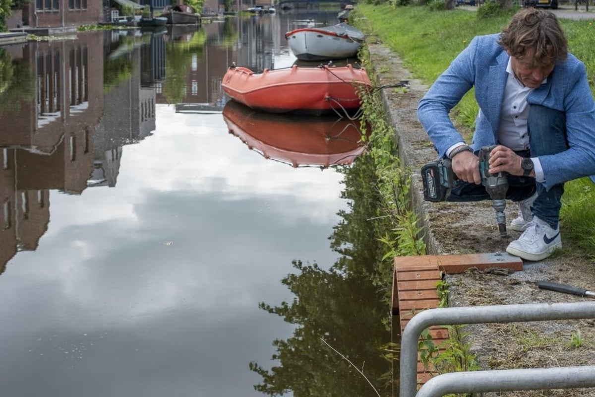 Amsterdam is building tiny staircases to help cats exit its canals