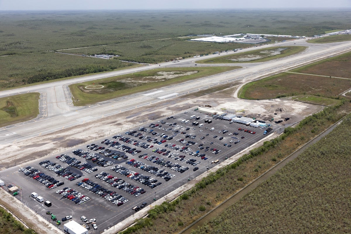 Noem wants ‘Alligator Alcatraz' detention centers near airport runways across US to boost migrant deportation ‘efficiency'