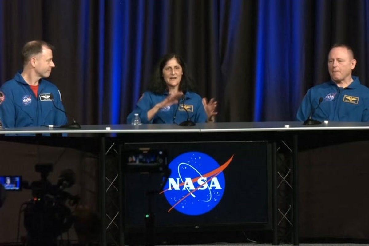 Sunita Williams describes seeing India from 250 miles above Earth onboard the International Space Station