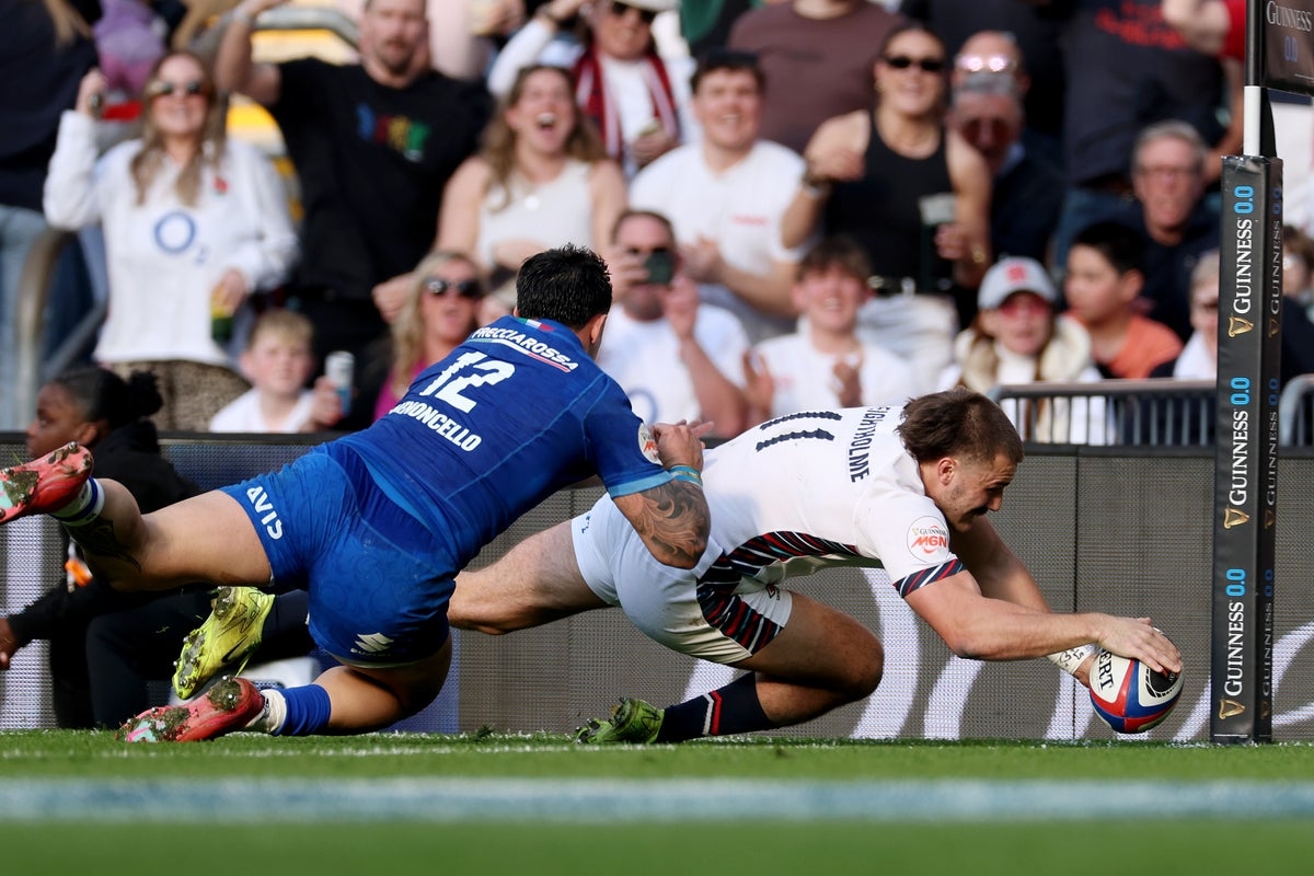 England vs Italy LIVE: Score and updates from Six Nations as hosts lead high-scoring thriller