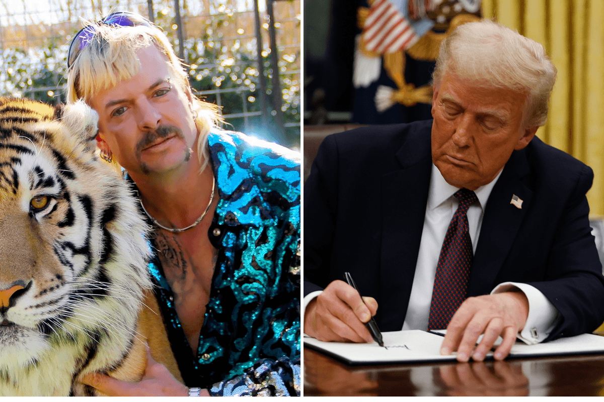 Tiger King's Joe Exotic says his new husband has been deported - but still begs for a Trump pardon