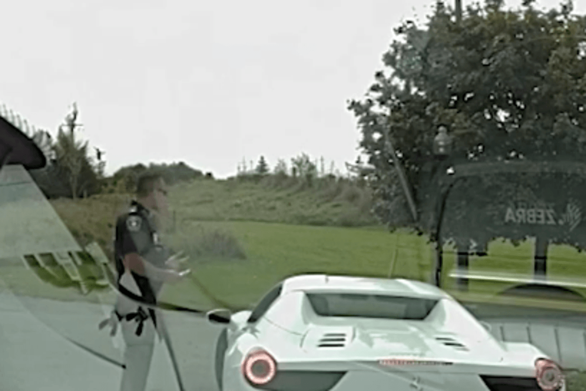 Begging ‘birthday boy' calls his mom after getting his Ferrari towed for speeding
