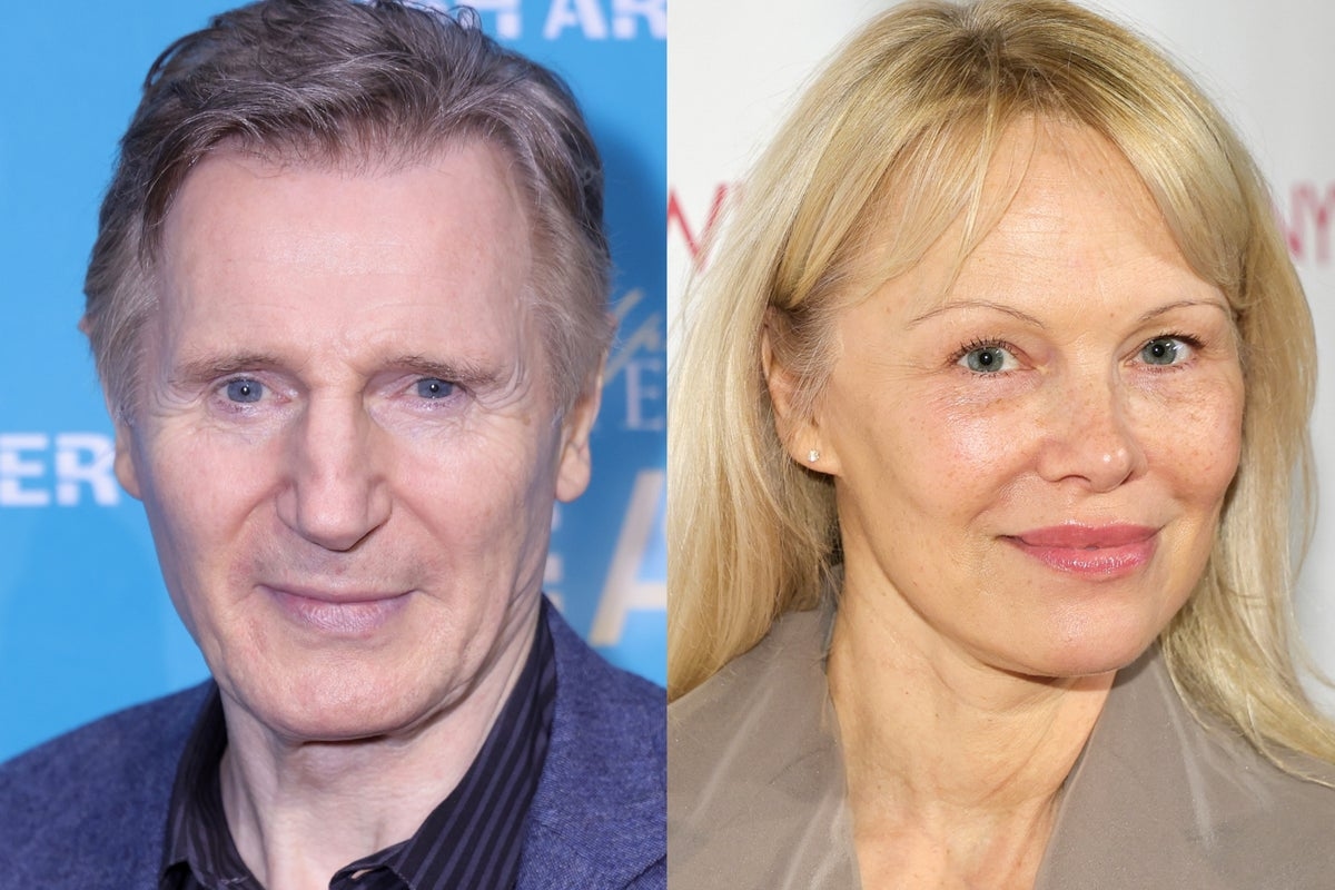 Liam Neeson says he's ‘madly in love' with Naked Gun co-star Pamela Anderson