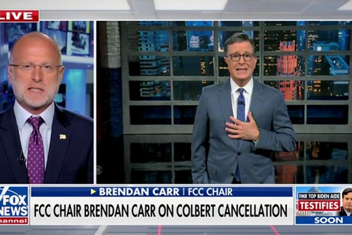Trump's FCC chair plays coy on Fox News when asked if president involved in Colbert's cancellation