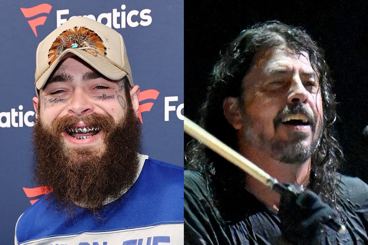 Post Malone joins reunited Nirvana at Saturday Night Live 50th anniversary concert