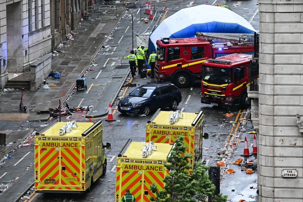 Mother dragged by car at Liverpool parade feared baby son had died after pram was flung 15ft down road