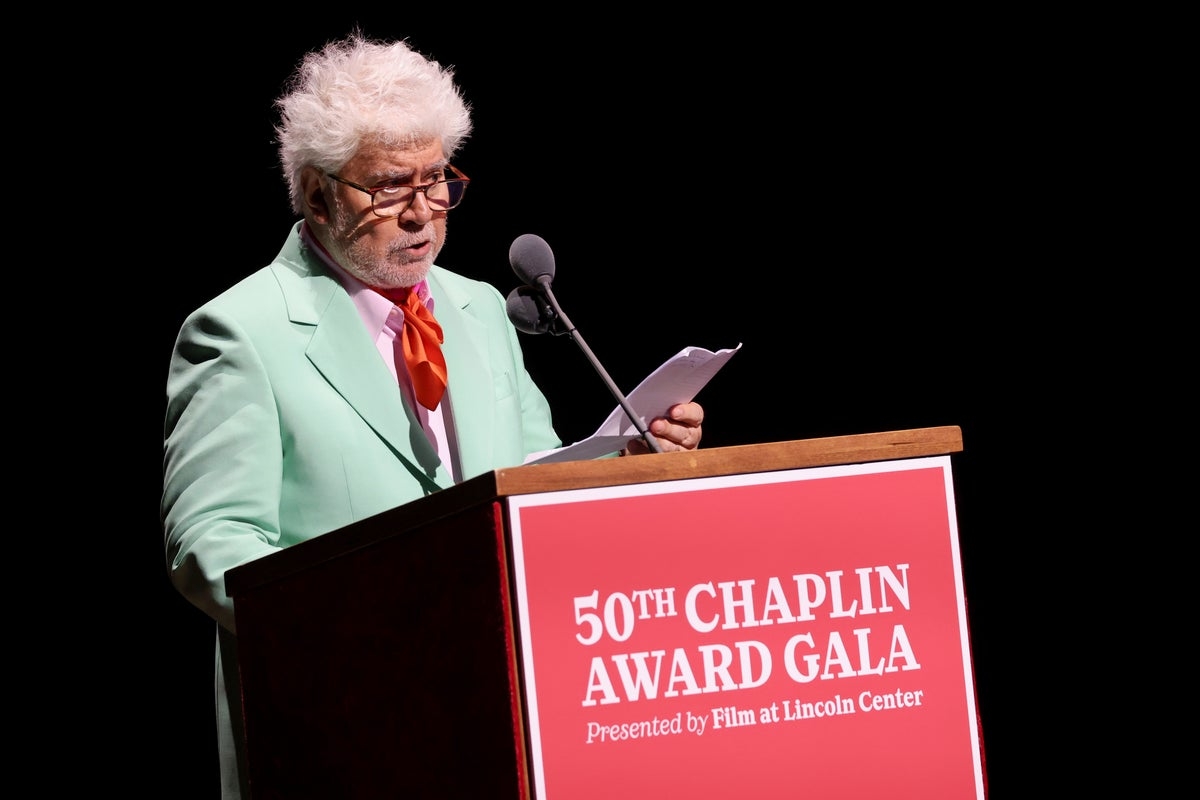 Pedro Almodóvar calls Trump ‘greatest mistake of our time' as he receives Chaplin award