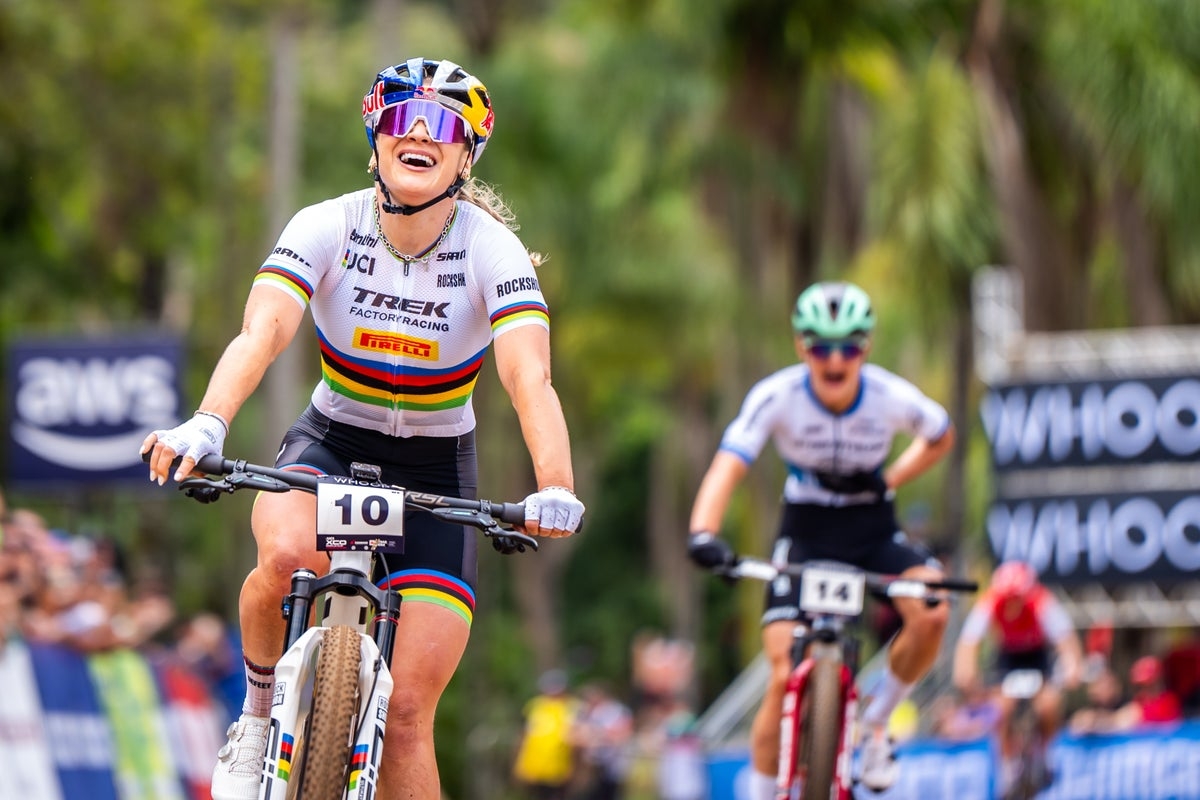 Britain's Evie Richards makes mountain biking history as most decorated female short-track rider