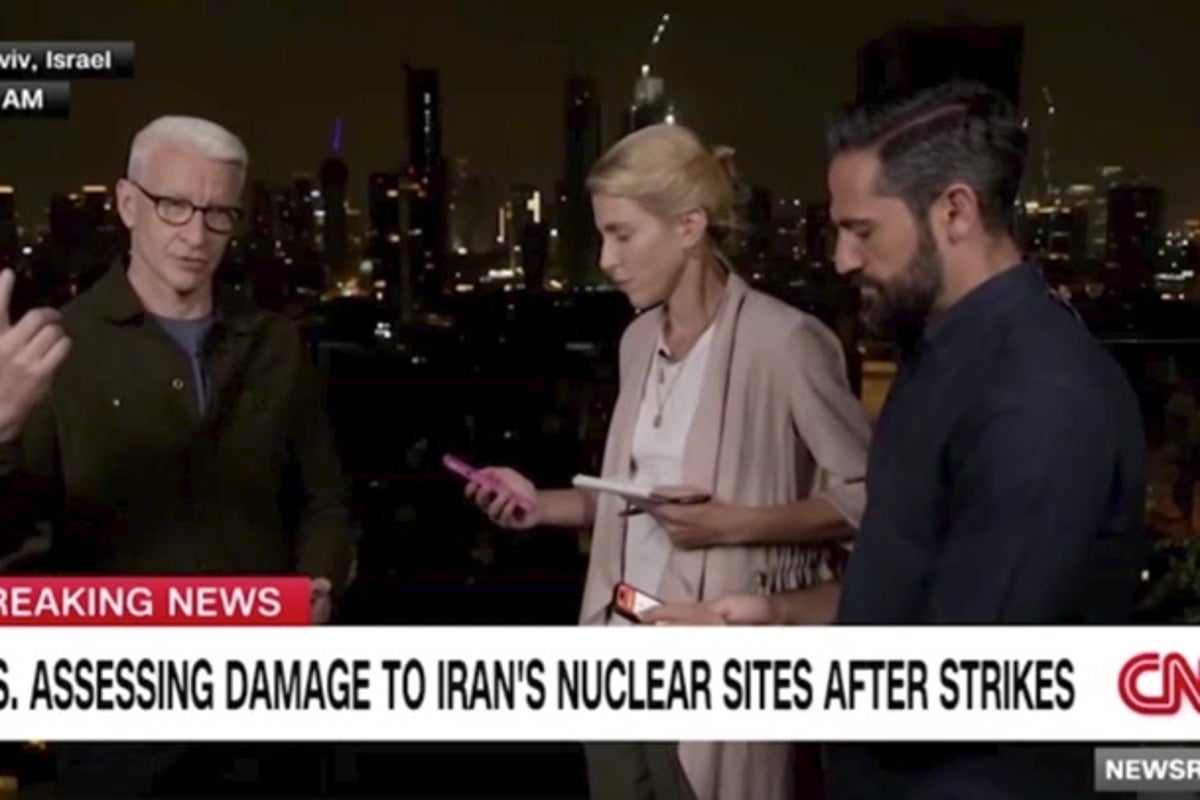 Moment Israel missile alerts force journalist to evacuate during live news report