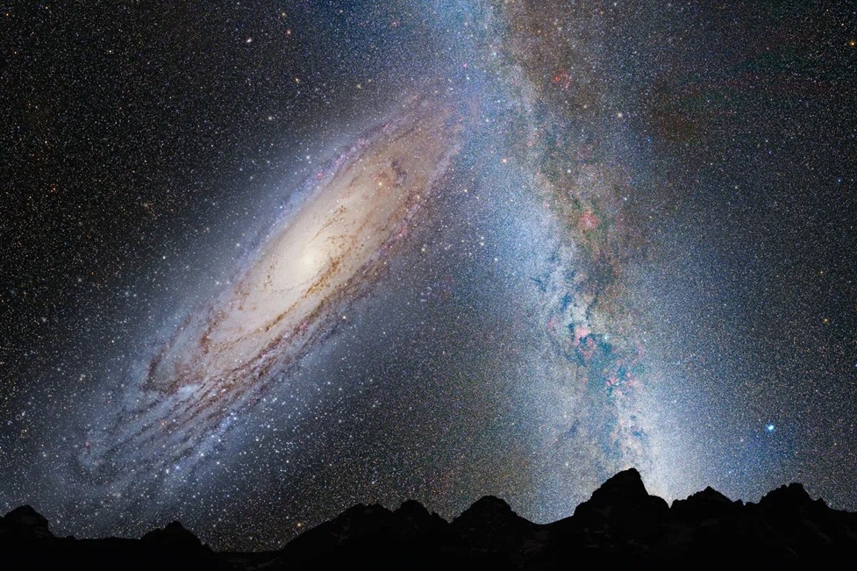 The Milky Way was on a collision course with a neighboring galaxy. Not anymore