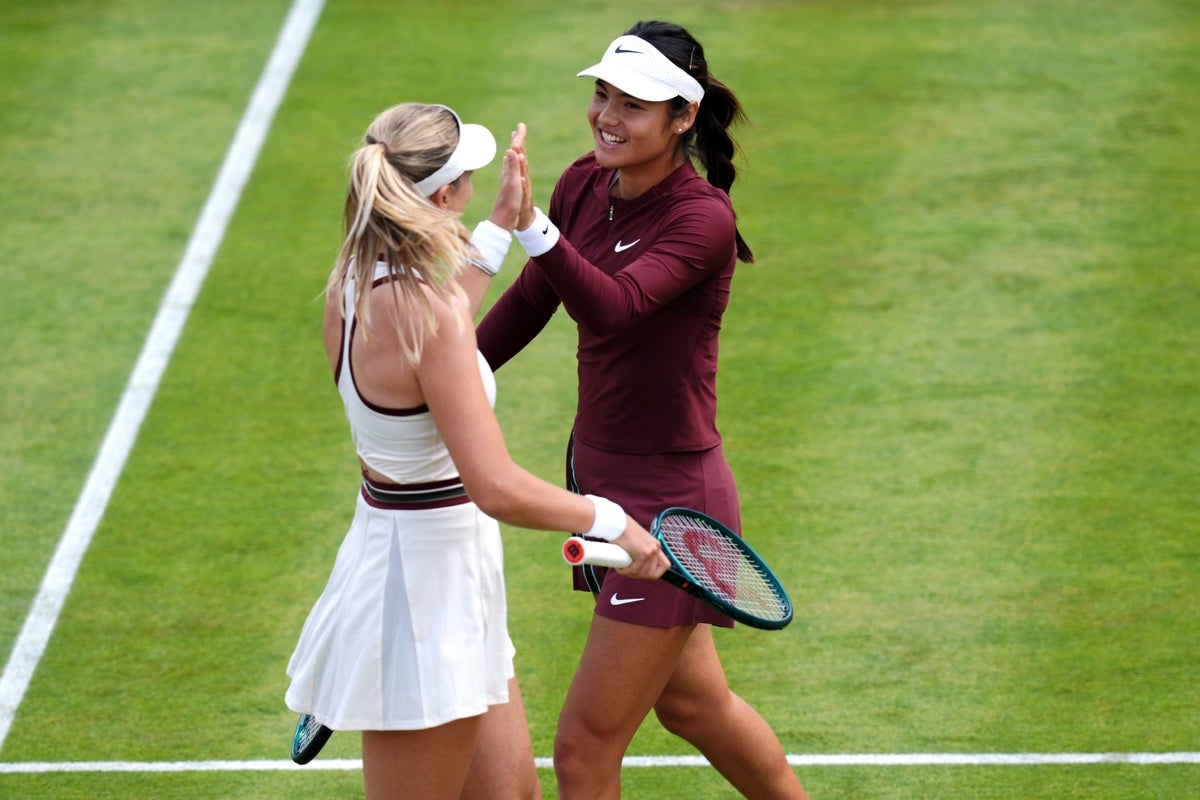 When is Emma Raducanu playing at Queen's?