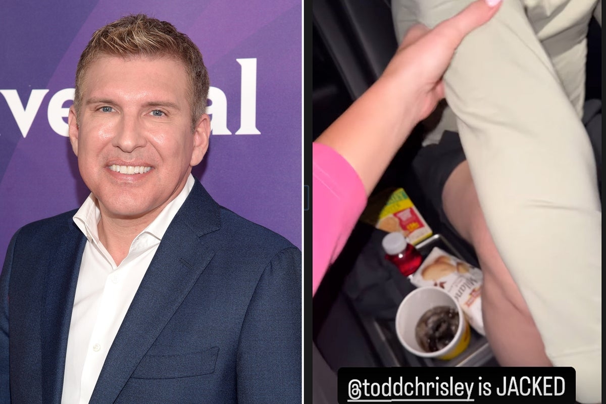 Todd Chrisley shows off his ‘prison bod' as he makes it home after being pardoned by Trump