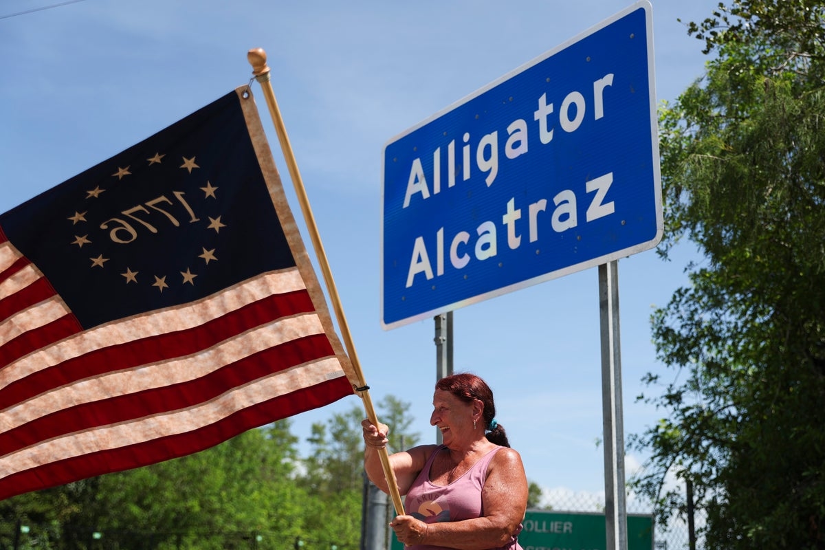 Lawmaker says Alligator Alcatraz is an ‘internment camp' after joint GOP-Dem visit: ‘Packed into cages'