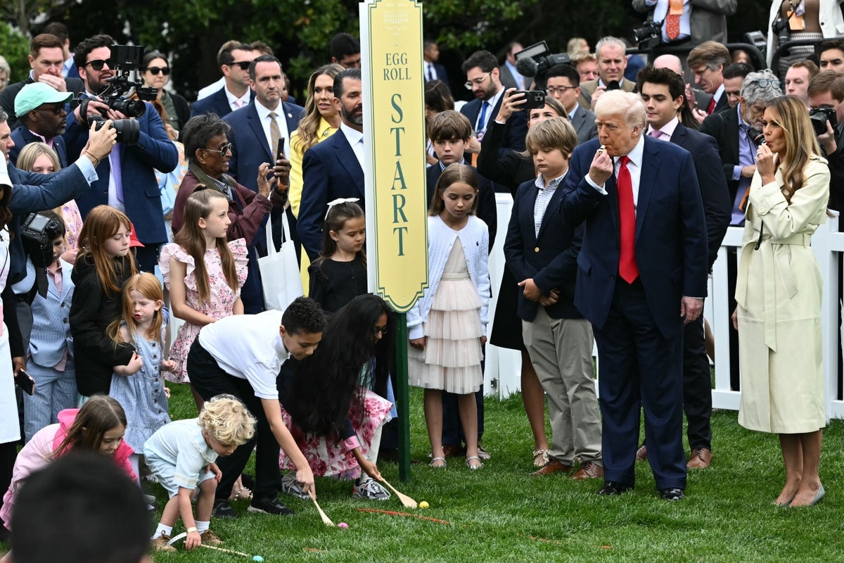 Trump and Melania host White House Easter Egg Roll - where Big Tech has become the primary sponsor
