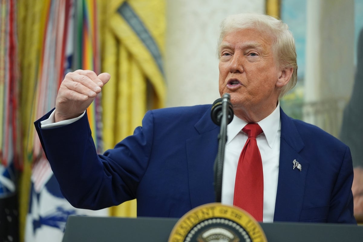Trump again suggests Harvard is teaching students ‘2+2= 4' and says Ivy league school getting its ‘a** kicked'