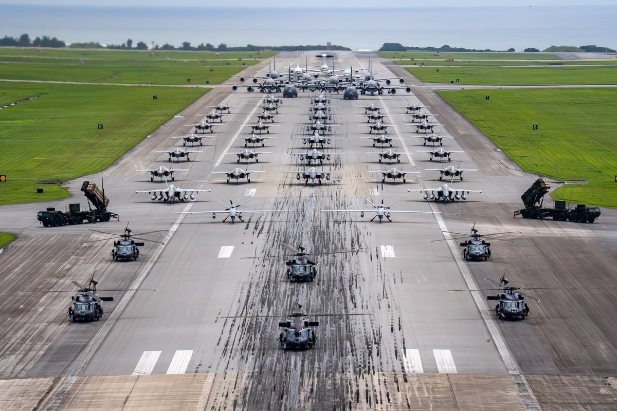 US Air Force and Navy ‘elephant walk' in Japan could be ‘largest seen'