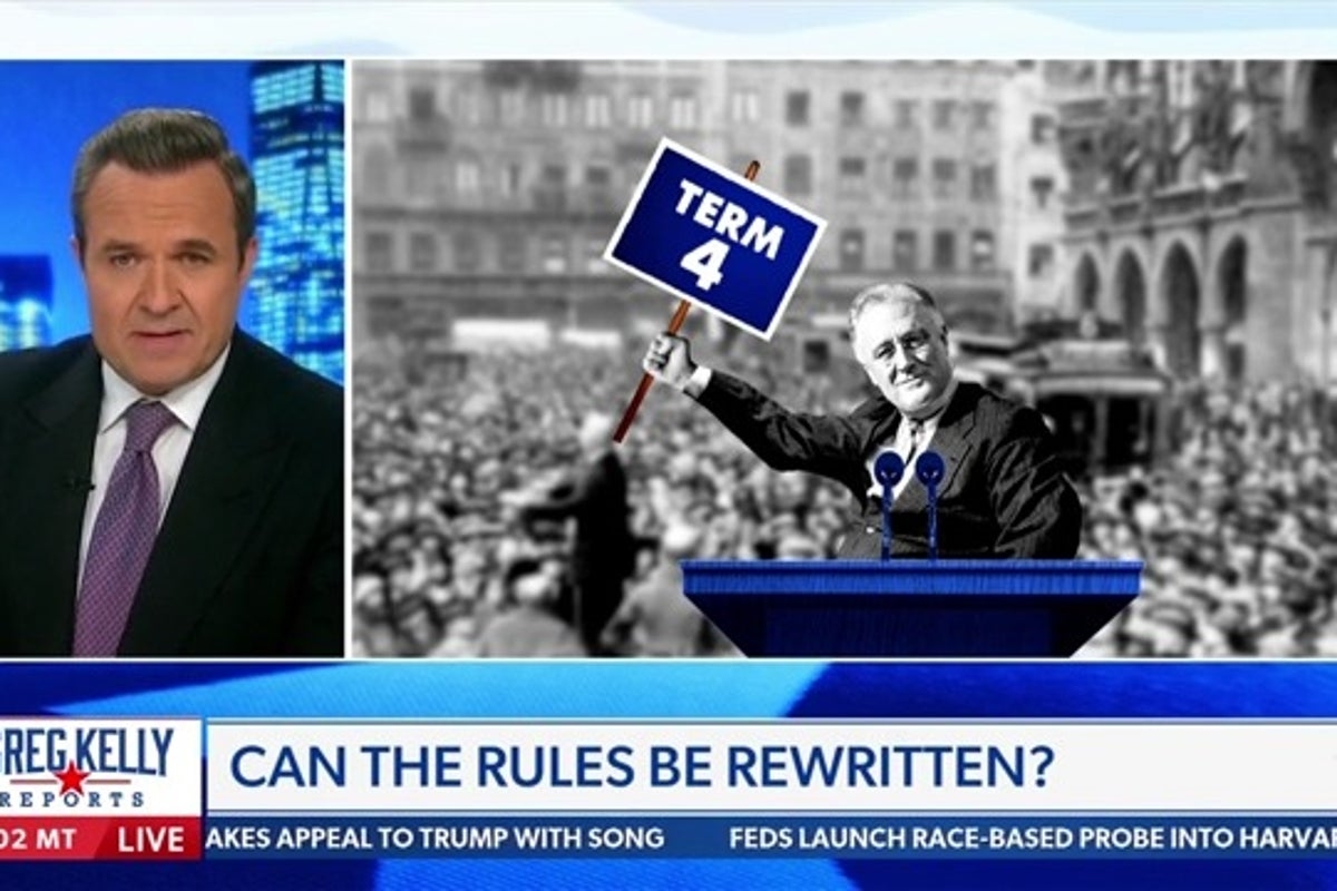 Newsmax host claims the ‘Deep state' is using two-term limit to keep Trump ‘under their thumb'