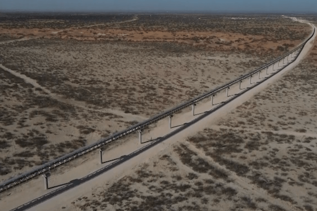 $400m conveyer belt the width of Rhode Island opens in Texas to aid in fracking