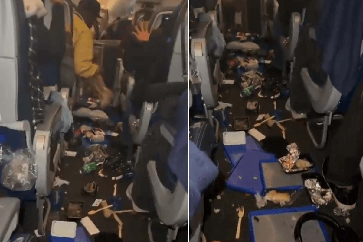 Inside United Airlines flight carnage as six hospitalised due to sudden jolt before emergency landing