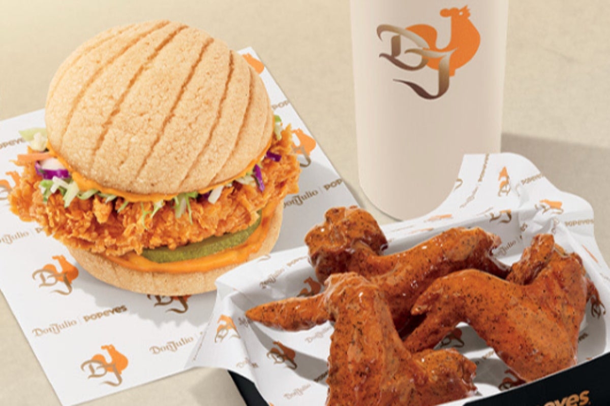 Popeyes and Don Julio announce ‘tequila-infused' chicken sandwich for Super Bowl 2025