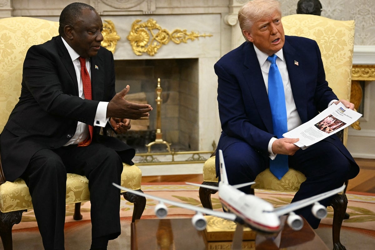 Trump blasts ‘terrible reporter' at NBC for asking about Qatar jet during South African meeting