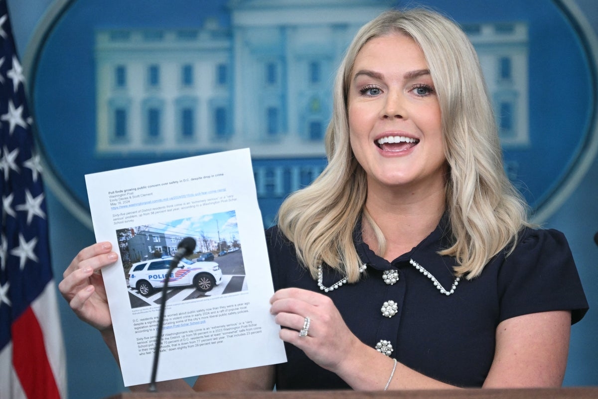 Karoline Leavitt says chief of police now answers to Trump who is Commander-in-Chief of DC force