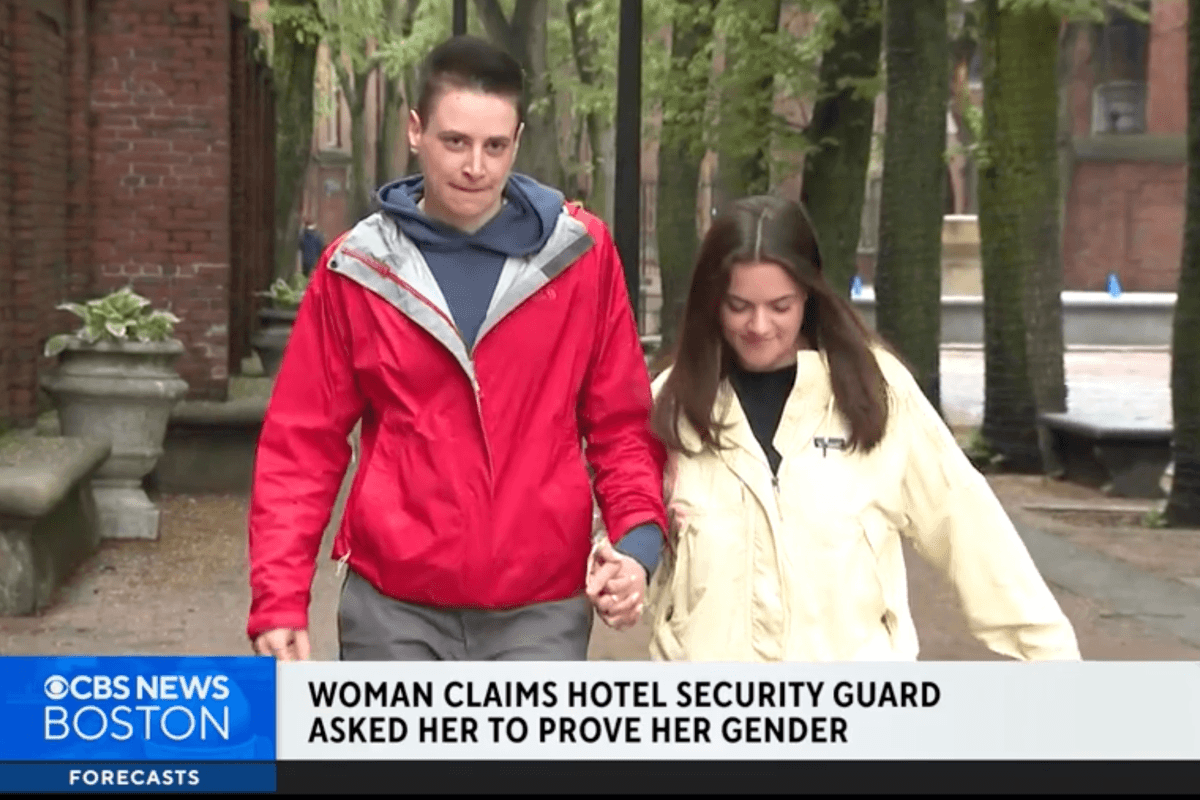 Same-sex couple demands answers after hotel security threw one out of bathroom thinking she was a man