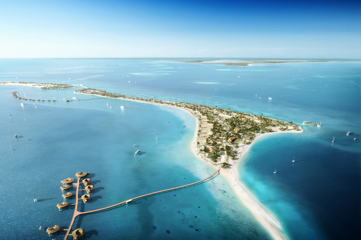 Carrie Johnson describes Saudi Arabia beach resort as a ‘dream' holiday