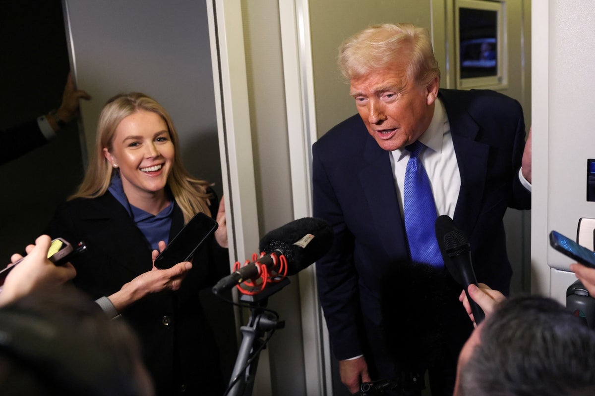 Trump gushes over Karoline Leavitt: ‘It's that face, it's that brain, it's those lips, the way they move!'