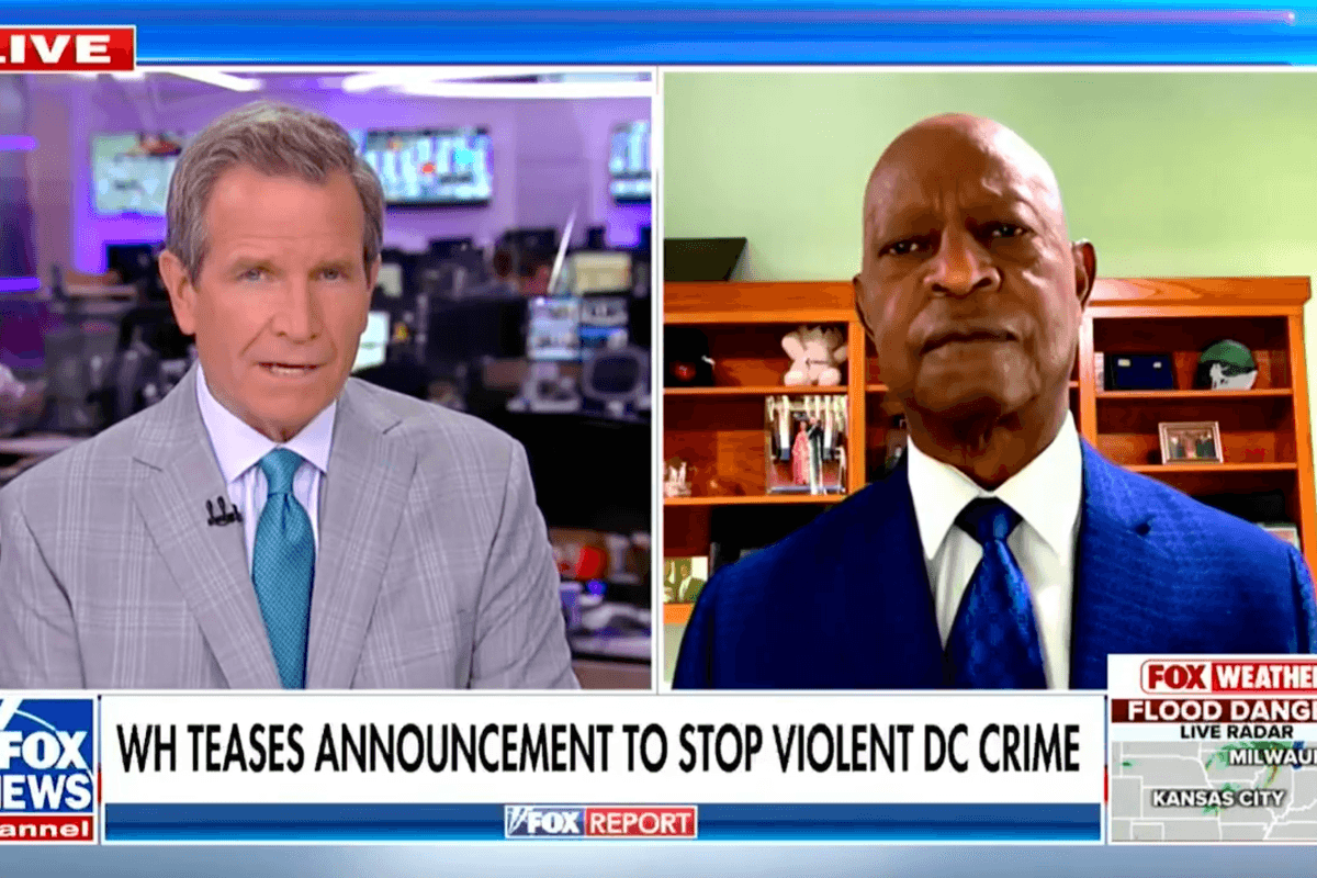 Fox News pundit contradicts Trump's claims that ‘crime is out of control' in the nation's capital