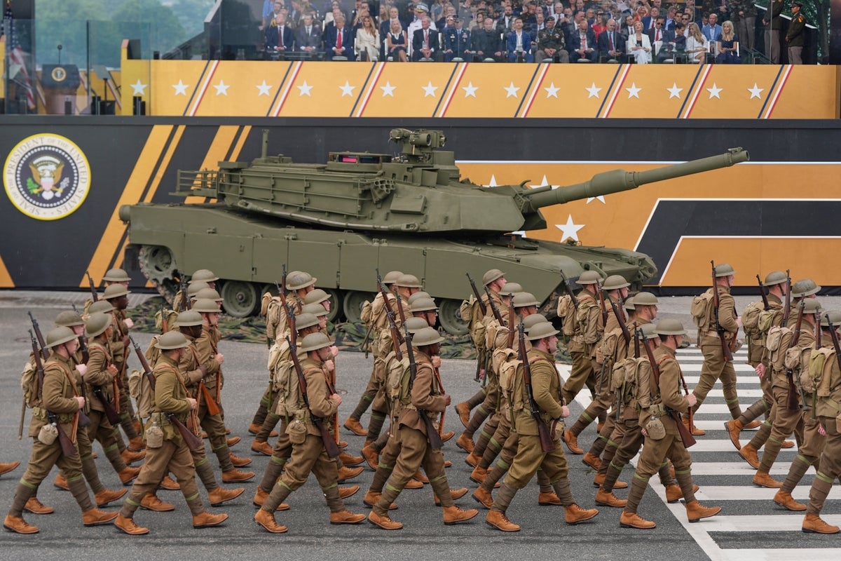 How unpopular is Trump? Even some people who attended his military parade don't like him