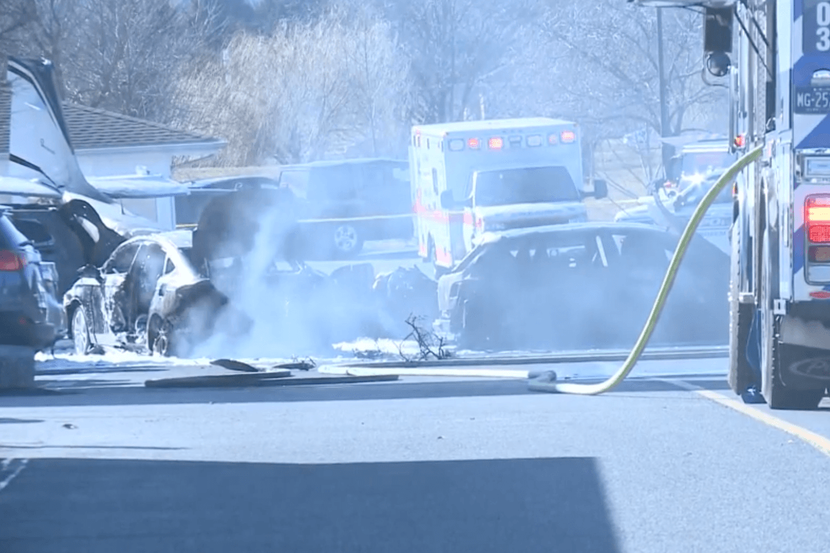 Small plane crashes in fireball outside Pennsylvania retirement home, injuring five